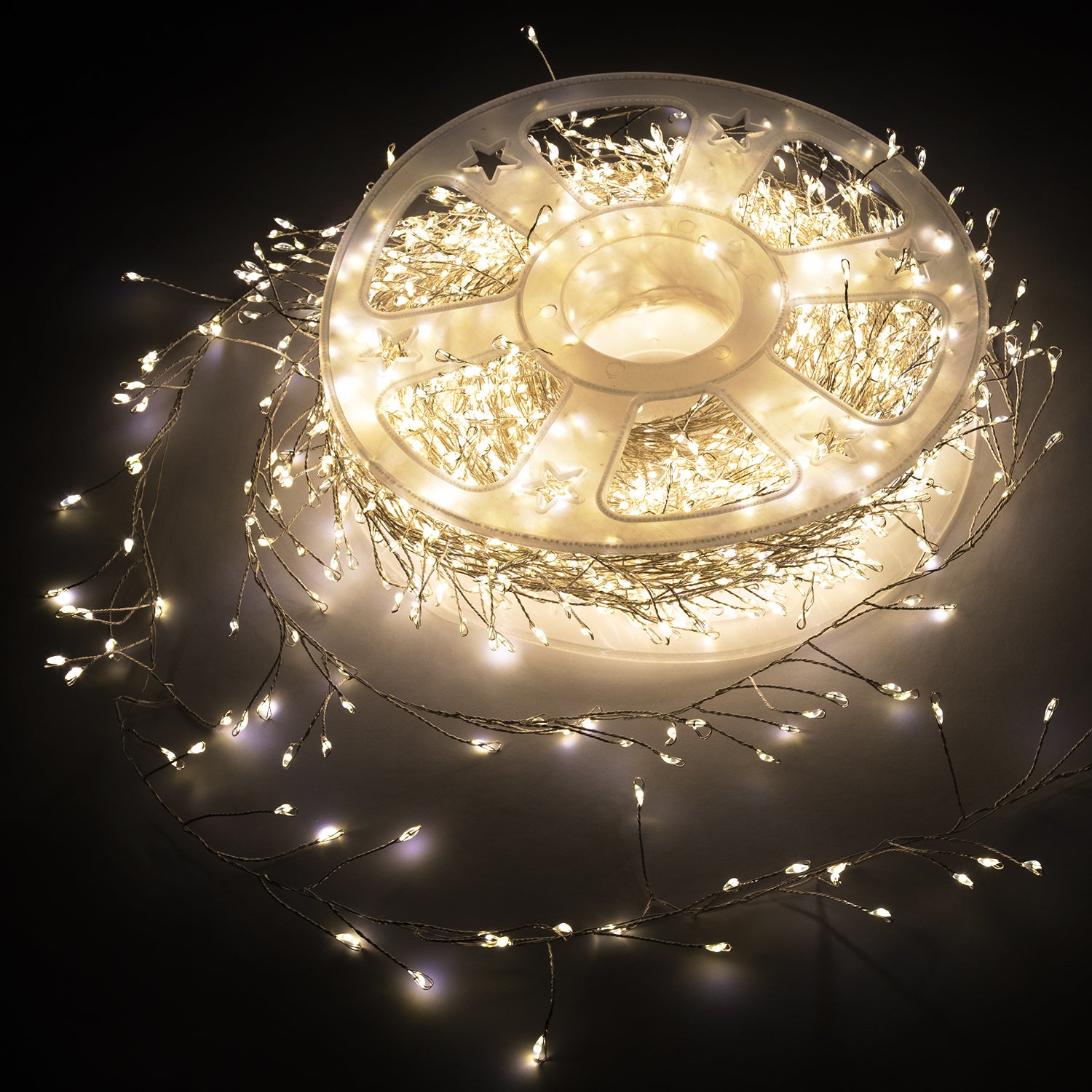 DICTROLUX - Catena Luminosa 1000 MicroLED Bianco Caldo Garland 13 metri